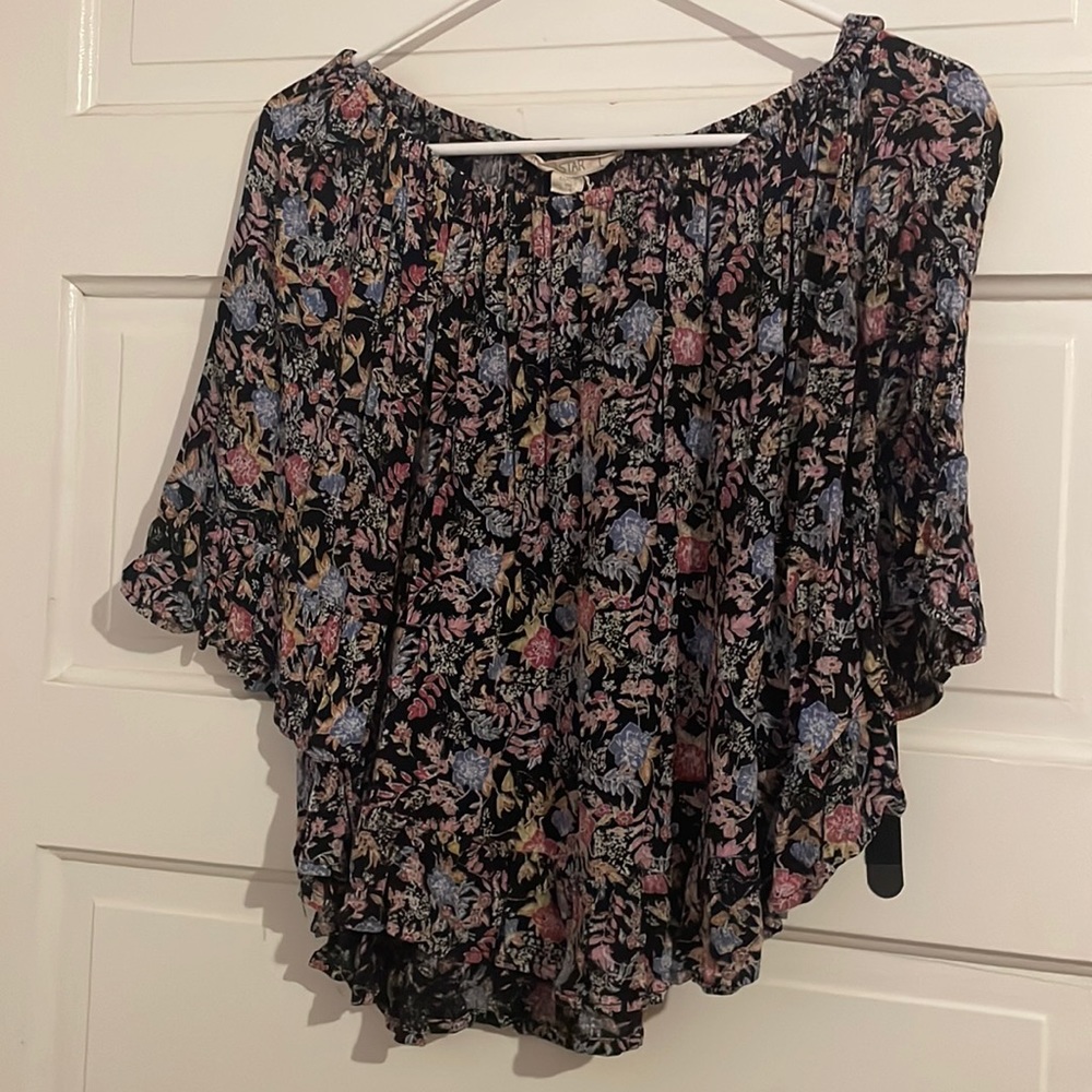 Flower dress shirt